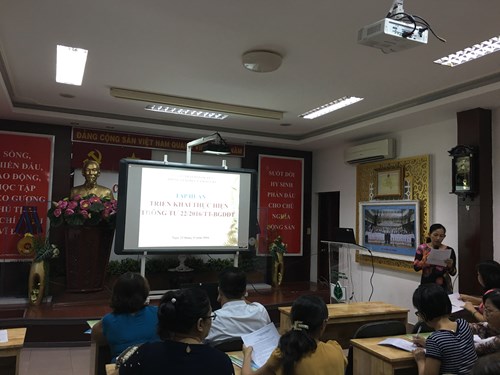 Tập huấn Triển khai Thông tư 22/2016/TT-BGDĐT
